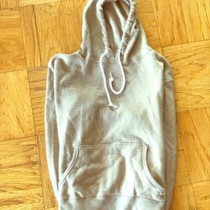 Khaki/Tan Cotton Pullover Hoodie